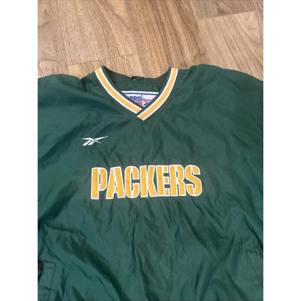 Champion Pro Line NFL‎ Green Bay Packers Pullover Vintage 90s Jacket Mens Size L